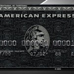 Plastic Amex Black Card